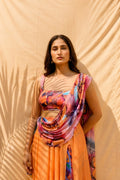 Sunkissed drape skirt  Set