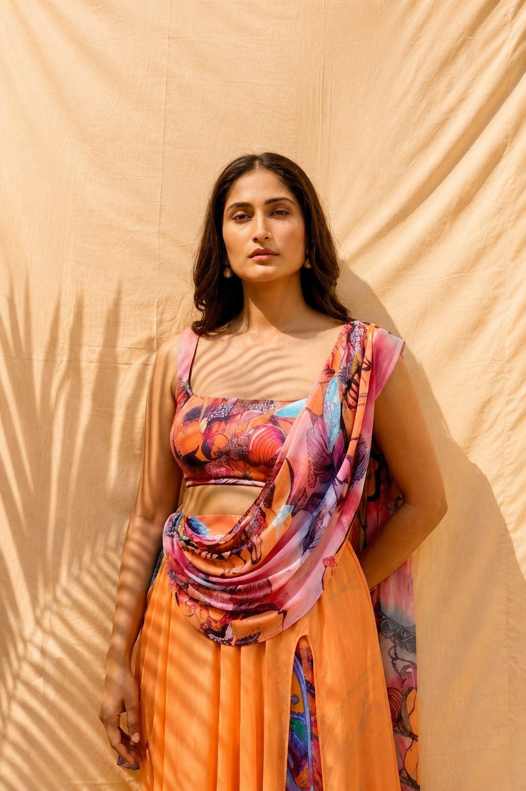 Sunkissed drape skirt  Set