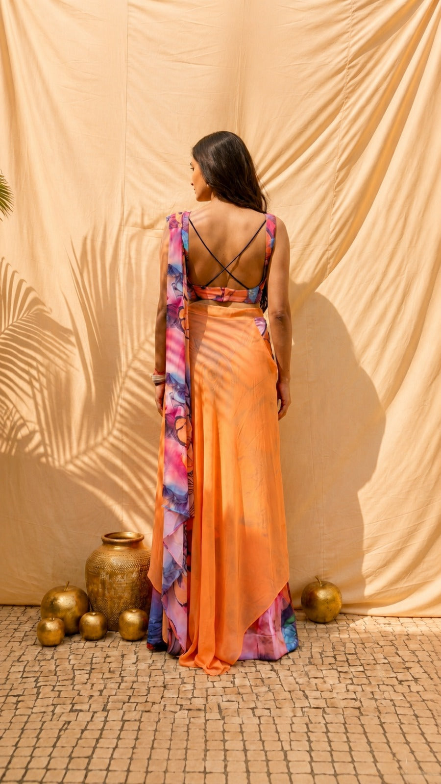Sunkissed drape skirt  Set