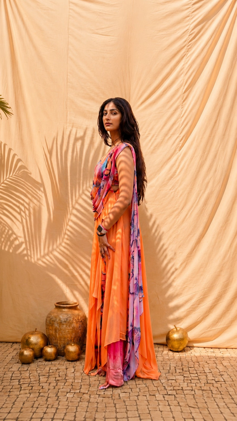 Sunkissed drape skirt  Set