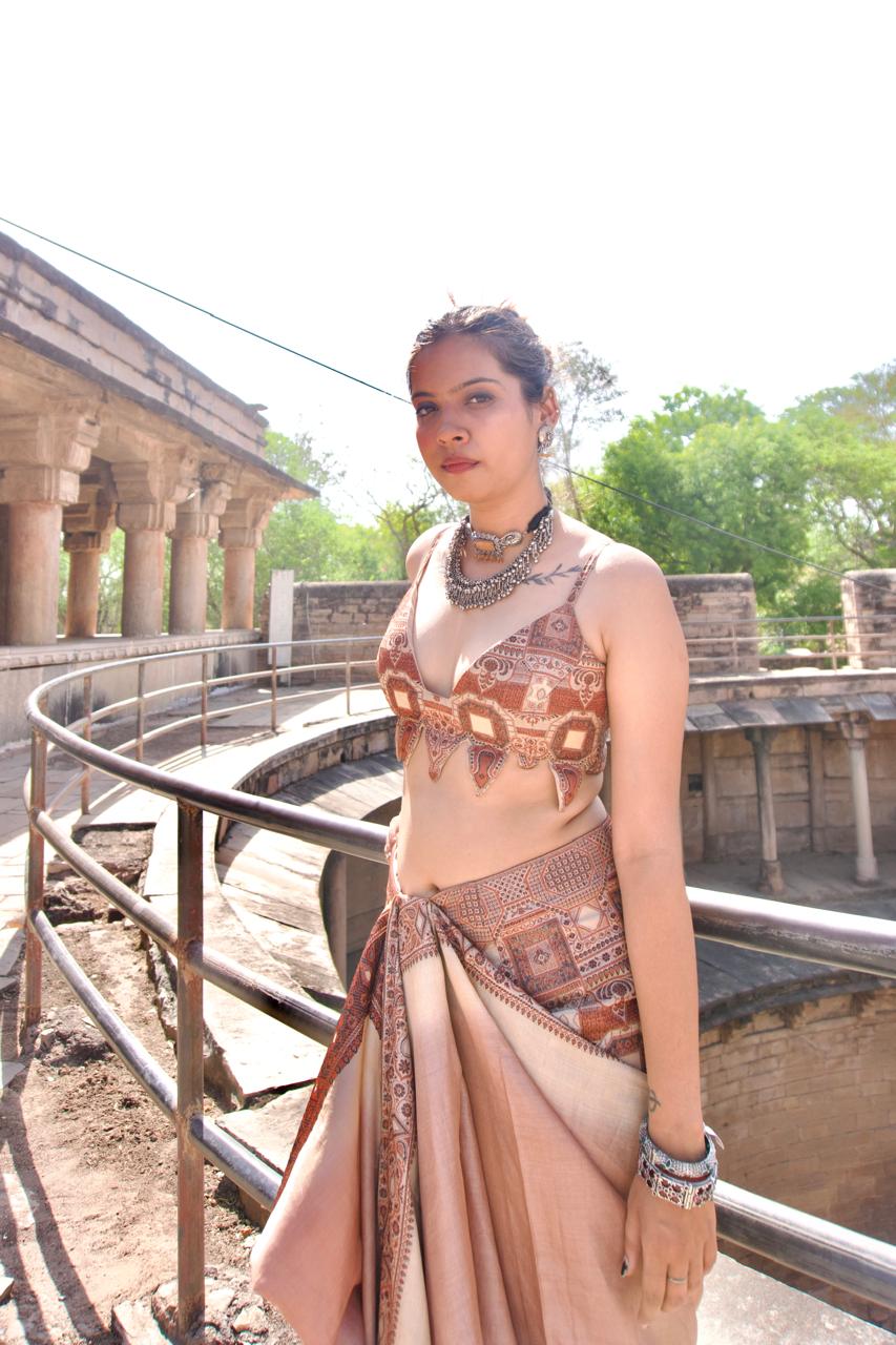 Desert Mirage Drape Saree