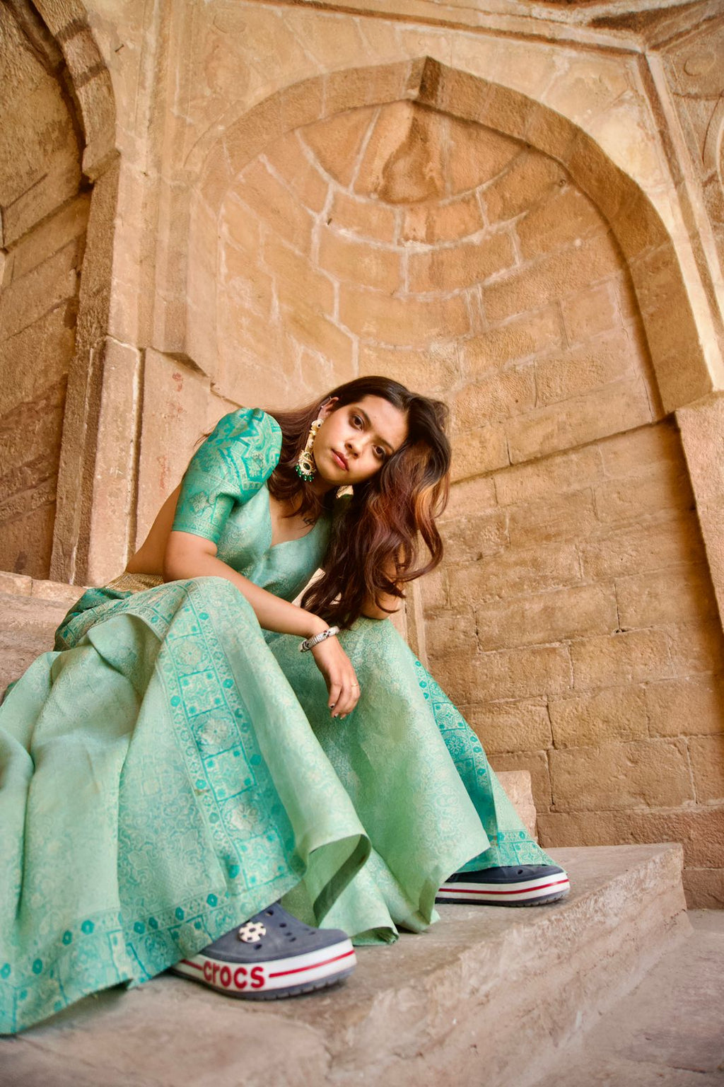 Aqua Heritage Jumpsuit