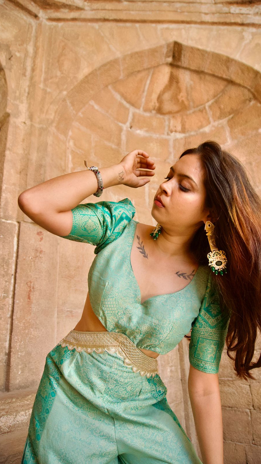 Aqua Heritage Jumpsuit
