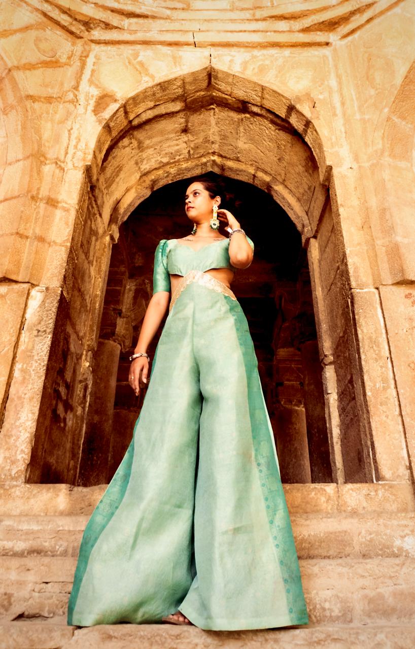 Aqua Heritage Jumpsuit