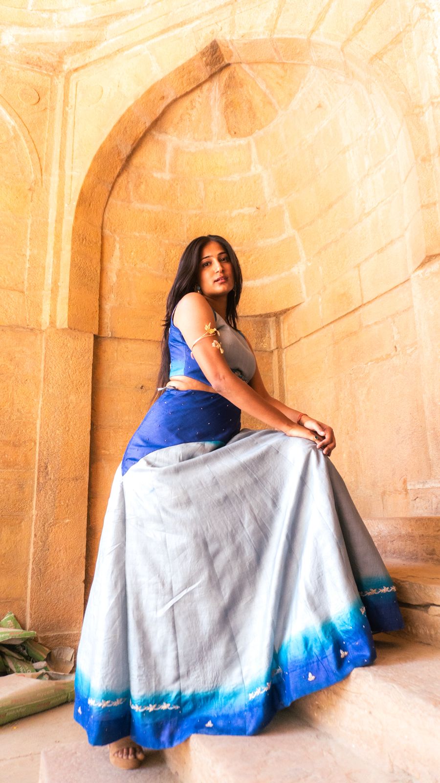 Noor Ombre Lehenga Set
