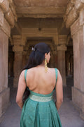 Sage Drape Gown