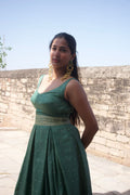 Sage Drape Gown